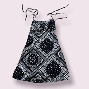 Boohoo Bandana Patterned Dress